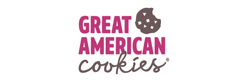 Great American Cookies logo Share the Fun of Cookies